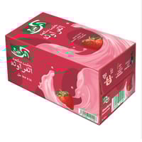 حليب بنكهة الفراولة الربيع 185 مل * 18