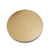 قاعدة كيك دائري ذهبي مقاس 24 حجم 1 كليو