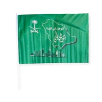 العلم السعودي وسط