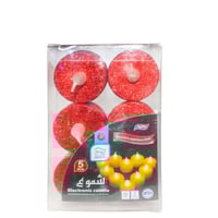 شموع مضيئة 5 حبات