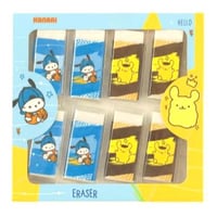 طقم ممحاة شخصيات كرتونية - 8 قطع