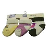 جوارب اطفال شتوي متعدد الالوان 3 قطع