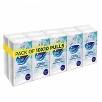 مناديل جيب فاين 10 حبات 3 طبقات