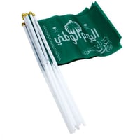 علم اليوم الوطني صغير مع عصا 3 اعلم