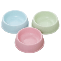 صحن مفرد للقطط والكلاب متعدد الألوان