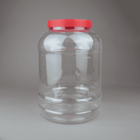 برطمان عسق دائري 5 لتر (غطاء احمر)