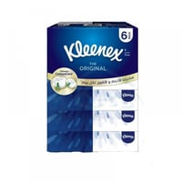 كلينكس مناديل وجه 6 علب
