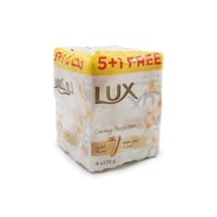 صابون لوكس 6 قطع الكريمة الغنية 170 غرام