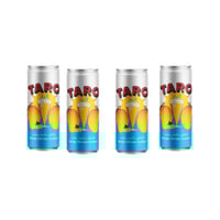 مجموعة عصير تارو كوكتيل مانجو وعنب 4 حبات ×180مل