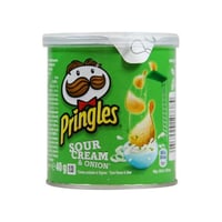 برينجلز رقائق بطاطس بطعم البصل واقشدة الحامضة 40 ج...