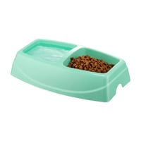 وعاء مزدوج للقطط كبير