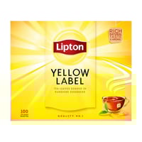 شاي ليبتون العلامة الصفراء 100 فتلة