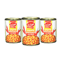 لونا فاصوليا بالطماطم و الفلفل الحارة 3 حبات × 380...