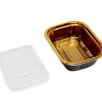 كرتون علب سوشي ذهبي 805 مع الغطاء 550 حبة