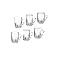 كاسات شاي لومينارك زجاج شفاف 6 قطعة 90 مل