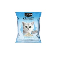 كت كات رمل كلاسيك للقطط برائحة البودرة 10 لتر