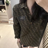 قميص فندي شتوي للتوصيل الفوري قماش ثقيل ماستر