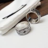 خاتم فضة ماركة قوتشي