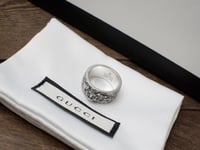 خاتم فضة ماركة قوتشي