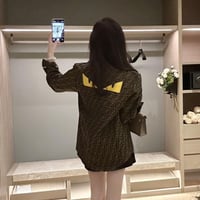 قميص فندي شتوي للتوصيل الفوري قماش ثقيل ماستر