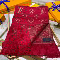 شالات لويس فيتون صوف مع قطن ماستر شامل الملحقات