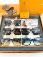 نظارات لويس فيتون ماستر مع الحقيبه والملحقات