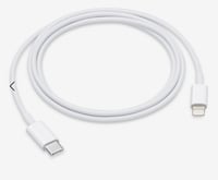 كيبل شحن أبل تايب سي الى لايتنينق 1 متر - أبيض