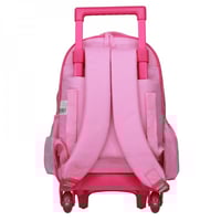 شنطة ترولي 15 انش وردي مع مقلمية - حياتي جيرل