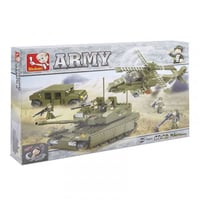 سلوبان قطع تركيب بلاستيك قوات برية جوية- 683 قطعة