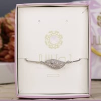 اسوارة زركون سحب فضية