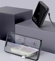 شاحن نقال بقوة 10000 وشحن لاسلكي 2 في 1