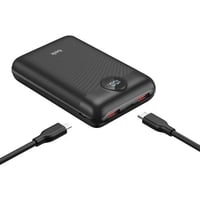 باوربنك بمنفذين USB ومنفذ تايب سي بسعة 20000mAh بم...