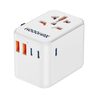 فيش السفر 100W ثلاث منافذ PD و منفذين USB شركة MOO...