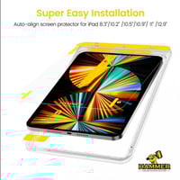 حماية شاشة ايباد زجاج ذاتي التركيب من همر جودة عال...