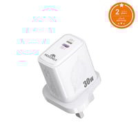 فيش جداري سريع بقوة 30 وات بمدخلين تايب سي - لايتن...