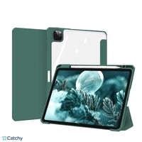 قلم ايباد ذكي يدعم راحة اليد + كفر ايباد شفاف حسب...