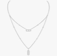 قلادة ميسيكا فضي