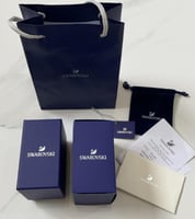 سوار ميلينا مستطيل فضي سوارفسكي