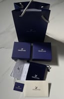 اقراط ميلينا ازرق سوارفسكي