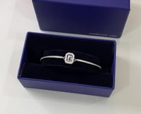 سوار ميلينا مستطيل فضي سوارفسكي