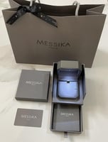 قلادة ميسيكا فضي