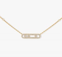 قلادة ميسيكا ذهبي