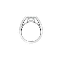 خاتم راقص فضي سوارفسكي