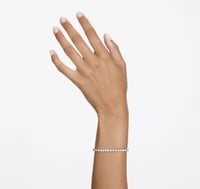 سوار تنس فضي سوارفسكي