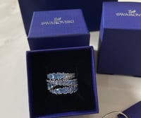 خاتم ازرق سوارفسكي