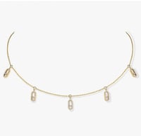 قلادة ميسيكا ذهبي