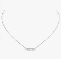 قلادة ميسيكا فضي