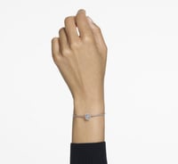 سوار ميلينا مستطيل فضي سوارفسكي