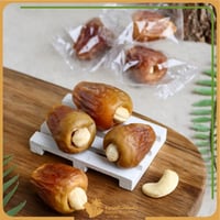 تمر سكري ملكي حشوه الكاجو مغلف