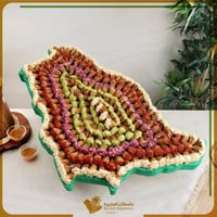 خريطة السعودية مع تمرة ديلايتس المحشية الفاخرة